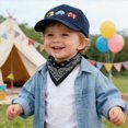 thumbnail image 2 of Gibobby Kids Cartoon Baseball Caps Excavator Cars Pin Pattern Adjustable Hat for Unisex Boys Girls Age 12-18 Months 1T 2T 3T 4T(3-8 Years,Blue), 2 of 7
