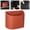 Orange, variant on Car Trash Can with Seatback Mount (Black) - Spillproof Vehicle Garbage Holder & Storage Organizer, Wipeable Auto Trash Bag for Road Trips, Camping & Daily Commute