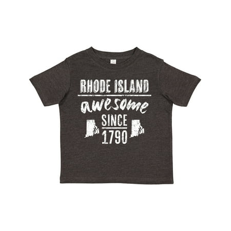 

Inktastic Rhode Island Awesome Since 1790 Gift Toddler Boy or Toddler Girl T-Shirt