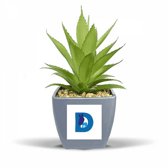 USA Democrats Individual Joseph Donkey Brief Fake Pineapple Flower Pot Vase Mini Decor
