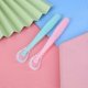 thumbnail image 2 of Baby Soft Silicone Spoon Baby Feeding Tools Safety Children Spoon Flatware Spoon, 2 of 4