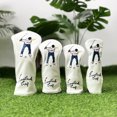 thumbnail image 2 of Housse de Club de Golf Housse de Tête Housse de Protection Conducteur Allée Hybrides en Bois Housse de Poussoir Nouvelle Édition Limitée Allée Blanche, 2 of 5