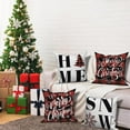 thumbnail image 3 of Christmas Outdoor Pillow Covers for Couch Set of 4 Red Xmas Holiday Cushion Cases for Home Decor Living Room Car,20x20, 3 of 5