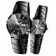 thumbnail image 4 of Estilo Simple Moda Acero Tungsteno Color Mujer Estudiante Reloj Hombre Mujer Reloj Pareja, 4 of 4