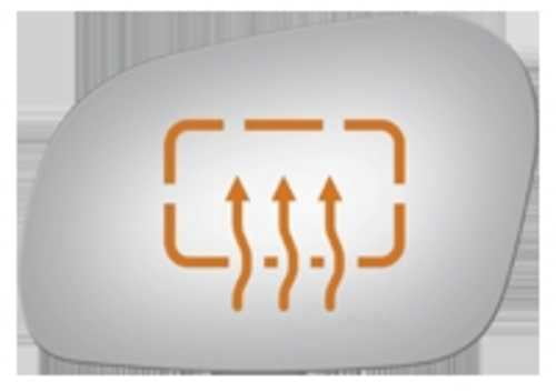 Burco Side View Mirror Replacement Glass - Clear Glass - 2842H