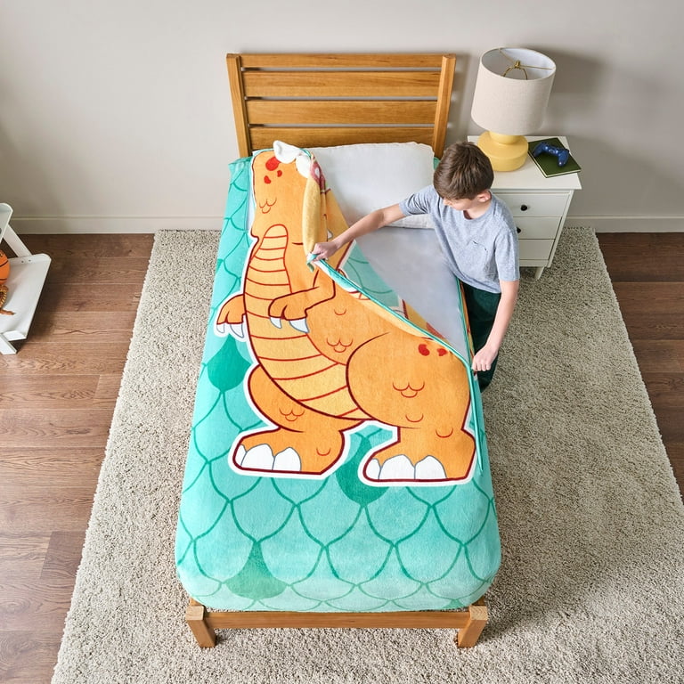 ZippySack Twin Bed Zip-Up Bedding - Dino - Walmart.com