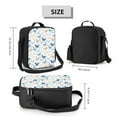 thumbnail image 2 of Disketp Butterfly Bolsa Térmica Estampada para Almuerzo, Lonchera para Hombres y Mujeres Adultos, 2 of 7