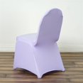thumbnail image 1 of BalsaCircle 25 pcs Lavender Spandex Stretchable Banquet Chair Covers for Party Wedding Linens Decorations Dining Ceremony, 1 of 9