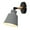 Gray, variant on SHENGXINY Wall Lights For Bedroom Clearance 9 In Wall Lamp Black Wall-mounted Bedside Table Iron Art Plain Aisle Wall Lamp Suitable For Bedroom Bedside Aisle Study (light Source Not Included) Black