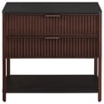 thumbnail image 3 of Zimmerlee 2-drawer Side Table with Shelf Rust Brown, 3 of 12