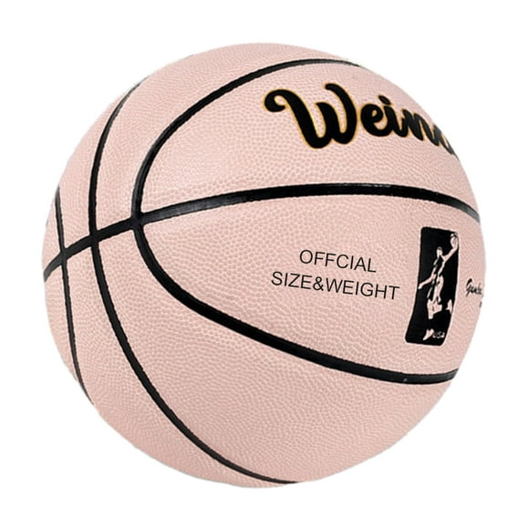 Ruiboury NO.7 Basketball Lightweight And Portable Training Basketball For Players Of All Levels PVC Training And Match Play Pink