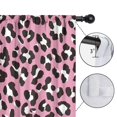 thumbnail image 4 of Blackout Kids Curtains,Pink and Black Of Leopard Print Childrens Insulated Curtains Set Of 2,Bedroom Essentials,Toddler Room Decor 52"x84", 4 of 5