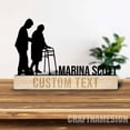 thumbnail image 5 of Craftnamesign Custom Occupational Therapy Desk Name Plate, Physical Therapist Metal Nameplate, 5 of 5