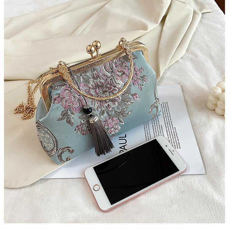 New Vintage Sweet Women Mini Bags Girl's Lades Long Purse and Handbags  Clutch Candy Shoulder Messenger Bags Free Shipping