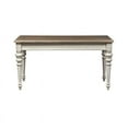 thumbnail image 2 of Pemberly Row Farmhouse Wood Writing Desk in Off White, 2 of 9