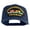 Navy, variant on Vietnam-Desert Storm Veteran Patched Solid Cotton Twill 5 Panel Prostyle Snap Cap - White OSFM