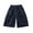 Navy, variant on Lenpel Boys' Cargo Shorts Elastic Waist Knee Length Pull on Outdoor Camping Hiking Shorts Summer Athletic Shorts 4-14 Y