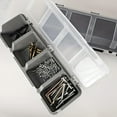 thumbnail image 3 of 6Pcs Screw Organizers Storage Bins with Lids, Plastic Stackable Hardware Organizer Box for Garage Nails Tool Organizing, 3 of 8