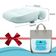thumbnail image 5 of Tencel Spa Bathtub Pillow, Ultra Soft Bath Pillows for Tub Neck and Back Support, Quick Dry Bath Tub Pillow Headrest for Bathtub, Jacuzzi, Machine Wash - Light Blue, 5 of 7