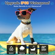 Shock Collar for Dogs - Pet Training Collar with Remote 2600 ft Waterproof for Small Medium Large Dogs (15 - 100 lbs)- 3 Safe Training Modes, Rechargeable Dog Bark Collars-Orange