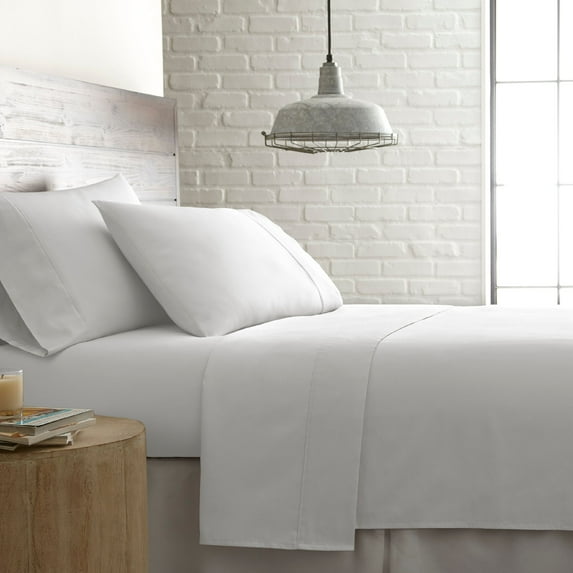 Shabby Chic Floral Printed & Solid 300 Thread Count 100-percent Cotton Sateen Sheet Set by Southshore Fine Linens
