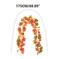 thumbnail image 3 of Floleo Clearance 2 Pack Fall Maple Garland - 69 Inch/Piece Artificial Fall Foliage Garland Colorful Autumn Decor for Home Wedding Party (Mixed Color), 3 of 9