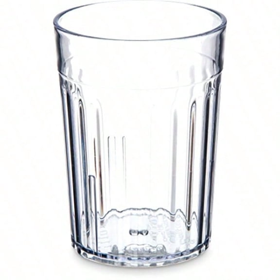 Carlisle FoodService Products Bistro Tumbler Plastic Tumbler for Restaurants Catering Kitchens Plastic 10.2 Ounces Clear