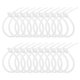 thumbnail image 1 of Uxcell 8 Pulgadas Bridas de Silicona, 20pcs Organizador de Bridas de Cierre Reutilizables para Hogar Oficina Cocina Bolsas de Comida Cables Clip Ajustable, Blanco, 1 of 6
