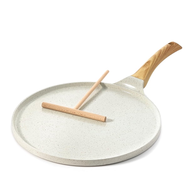 Sartén para crepes SENSARTE antiadherente de 30 cm con revestimiento cerámico esparcidor
