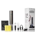 thumbnail image 3 of Automatic Bottle Opener Set Electric Corkscrew with Pourer Stopper Foil Cutter Charging Base for Red Home Kitchen Party Bar Wedding, 3 of 7