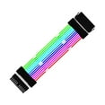 thumbnail image 5 of Extension RGB Cable Extension Cable PSU PC Cables PCIe Cable for Computer PC Black 24PIN, 5 of 8
