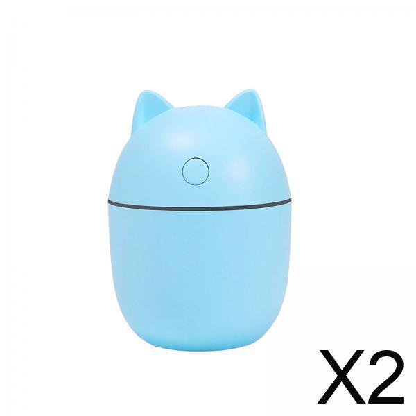 Humidificador de aire,Humidificador de aire pulverizador difusor portátil,Mini difusor de aceites esenciales luz nocturna silenciosa,Humidificador y purificador de niebla ajustable 3