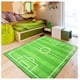 thumbnail image 1 of Area Rug FUNS Cancha de fútbol con temática de fútbol para sala de juegos para niños, 1 of 7