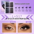 thumbnail image 3 of Kit de extensiones de pestañas WAJJYM 252 piezas D Curl 9-16 mm negro, 3 of 7