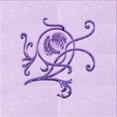 thumbnail image 1 of Ahgly Company Machine Washable Indoor Square Transitional Heliotrope Purple Area Rugs, 7' Square, 1 of 7