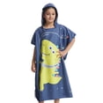 thumbnail image 3 of Kids Beach Hooded Poncho Towels Funny Kimono Swim Changing Robe Quick Dry Cover Up Swimsuit Soft Towel Green, Free Size, 3 of 4