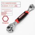 thumbnail image 1 of Kit de Clé Multifonctionnelle 52-en-1 avec Design Augmenté 8-en-1, Rotation à 360 Degrés, Portée de 8-21mm, Compact et Portable pour Réparations DIY et Professionnelles, Construction Durable, 1 of 6
