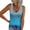 Blue, variant on Vedolay Womens Tops Womens Cap Sleeve V Neck T Shirts Tops Basic Summer Tank Tops Loose Fit,Army Green M