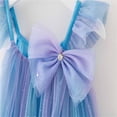 thumbnail image 4 of Odeerbi Vestido de Verano de Tul Con Lentejuelas Y Brillantes Tutu Vestido de Manga Con Lazo Gradient Vestido Sin Mangas de Malla Con Tirantes, 4 of 6