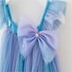 thumbnail image 4 of Odeerbi Vestido de Verano de Tul Con Lentejuelas Y Brillantes Tutu Vestido de Manga Con Lazo Gradient Vestido Sin Mangas de Malla Con Tirantes, 4 of 6