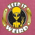 thumbnail image 6 of Wild Bobby Keep It Weird Alien Men Long Sleeve Shirt, 6 of 6