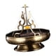 thumbnail image 2 of Estante chino para regalos, adornos, soporte para estante, quemador, decoración del hogar, marco de metal para Marrón, 2 of 6