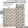 thumbnail image 5 of White Christmas Red Truck and Tree Pattern Toddler Nap Mats for Kids Preschool,59"x22" Sleeping Mat Bag or Kids,Toddler Sleeping Bag,Toddler Nap Mat or Daycare, 5 of 6