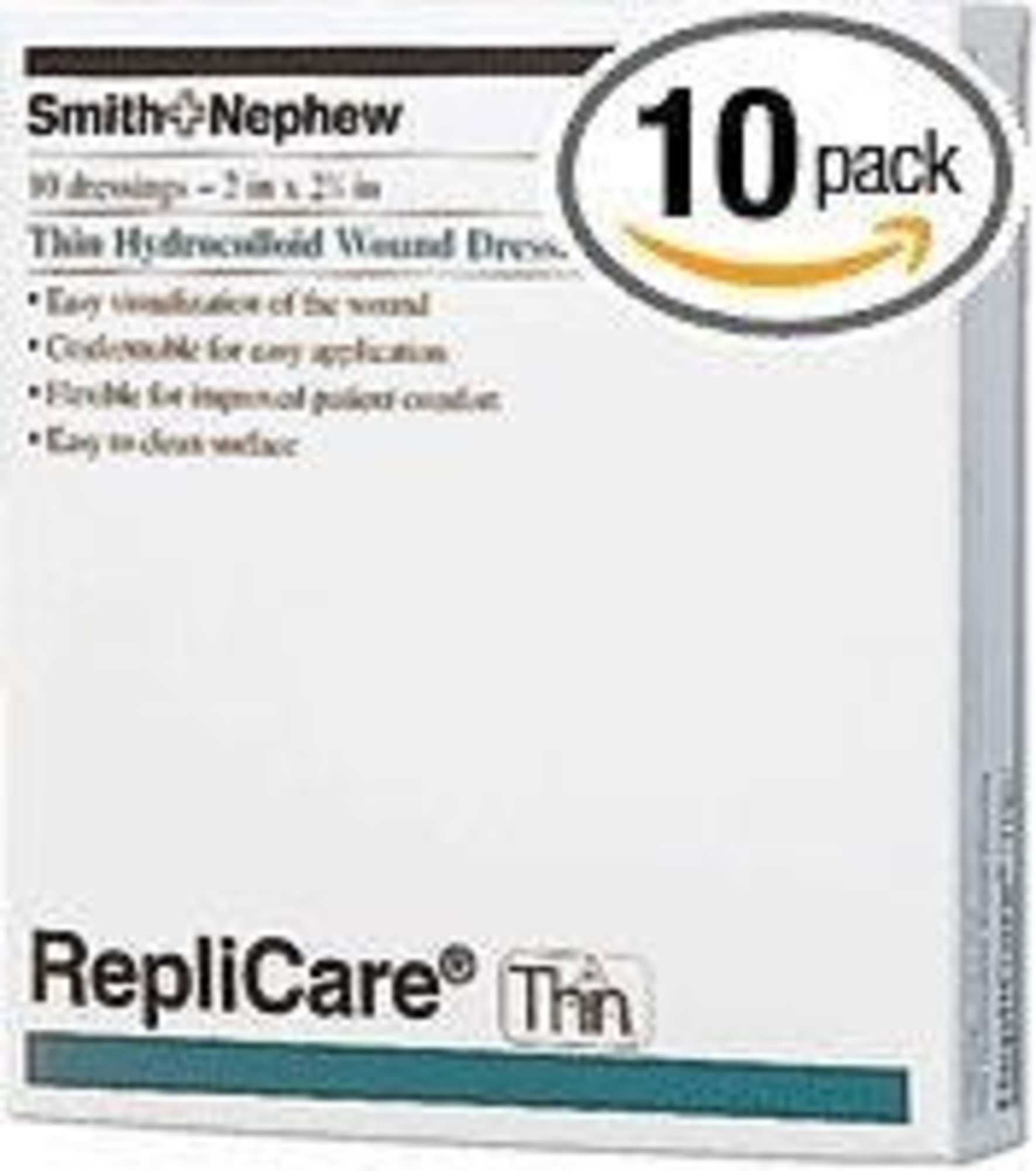 Smith & Nephew Replicare 59484100 Hydrocolloid Dressing Box of 10