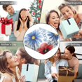 thumbnail image 5 of Wearable Blanket,Pioneer Flower Floral Print Pattern Hooded Wearable Flannel Blanket for Adults & Teens with Buckle,Winter Poncho Shawl Wrap Cape,50"x60", 5 of 5