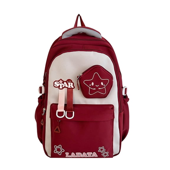 Aesthetic Star Backpack Cute Daypack Bookbag Laptop Bag Back Travel Shoulder Bag