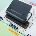 thumbnail image 3 of serony Portable Hole Punch A4 Binder Machine For On functional application: This Go Projects B5/26 Holes Binding, 3 of 6