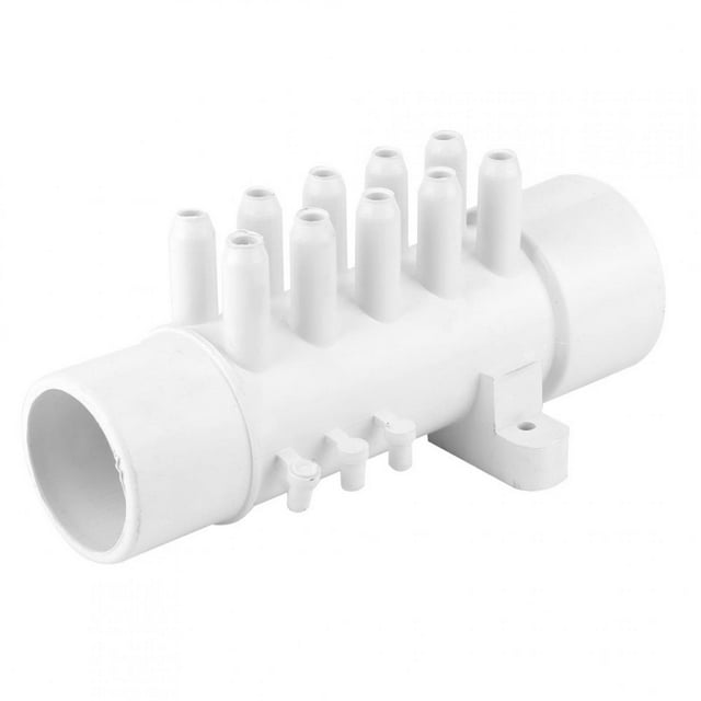 Colector de plomería para piscina, 1,5 pulgadas, 10 mm, 10 puertos, colector de plomería para piscinas, rendimiento potente