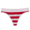 thumbnail image 2 of Alyce Ives Intimates Womens Seamless No Show Bikini,Striped 2, M, 12 Pack, 2 of 5