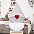 thumbnail image 3 of X Back Dining Chairs New Christmas Santa Claus Chair Cover Home Dining Chair Cover, 3 of 9